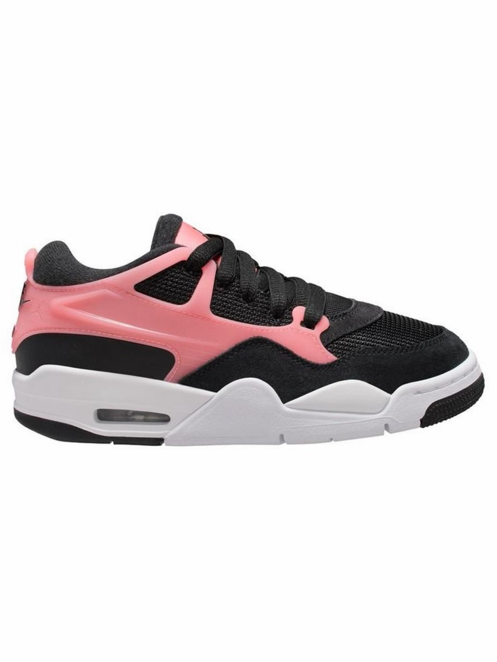 AirJordan 4 RM Nike Kids Black and Pink Athletic Sneakers- Never Worn